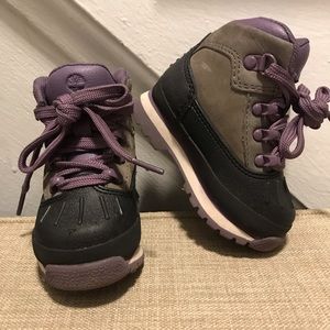 Toddler Timberland boot for hiking/winter weather